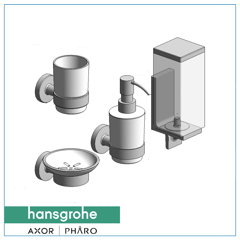 Аксессуары для ванной комнаты Hansgrohe