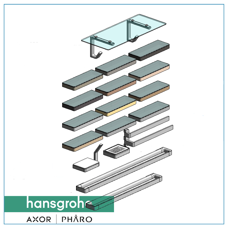 Аксессуары для ванной комнаты Hansgrohe — изображение 2