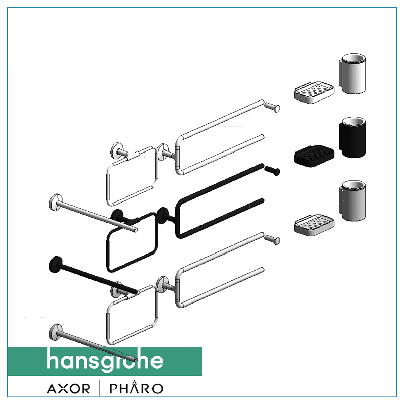 Аксессуары для ванной комнаты Hansgrohe — изображение 3
