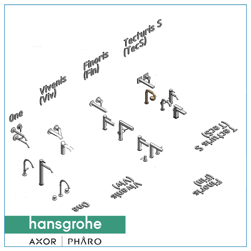 Библиотека семейств смесителей Hansgrohe — изображение 8