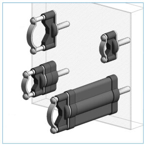 Ironfix кронштейны и хомуты для Revit