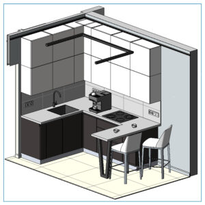 Кухонный гарнитур для Revit