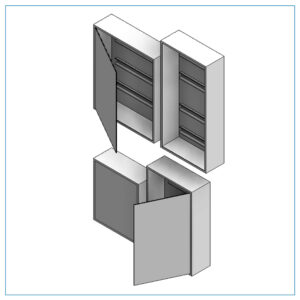 Щит распределительный накладной для Revit