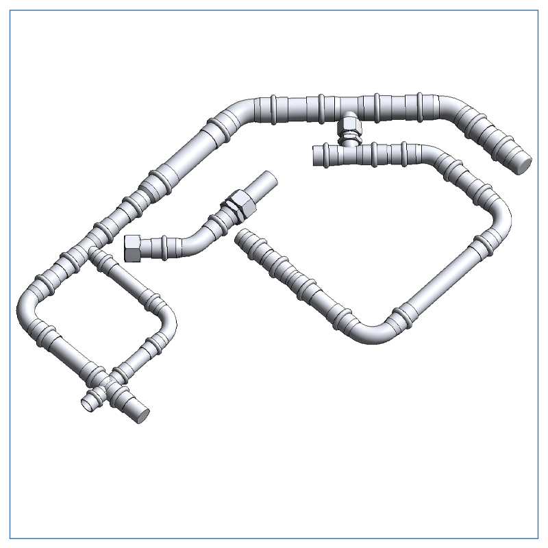 Нержавеющий трубопровод для Revit