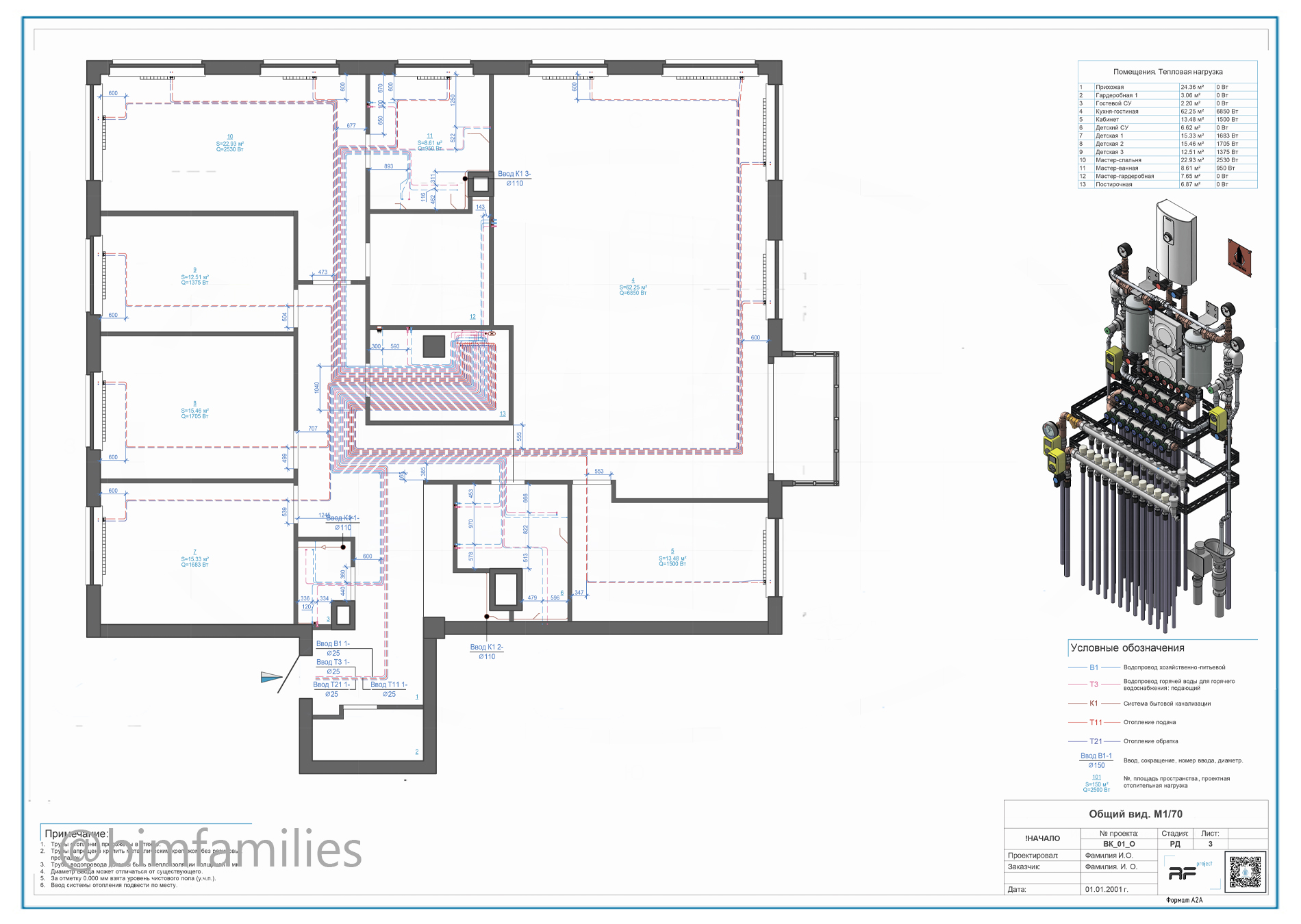 Шаблон проекта раздела ВК для Revit — изображение 6