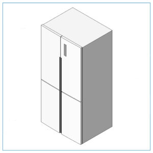 Холодильник  Haier HTF-456DM6RU для Revit