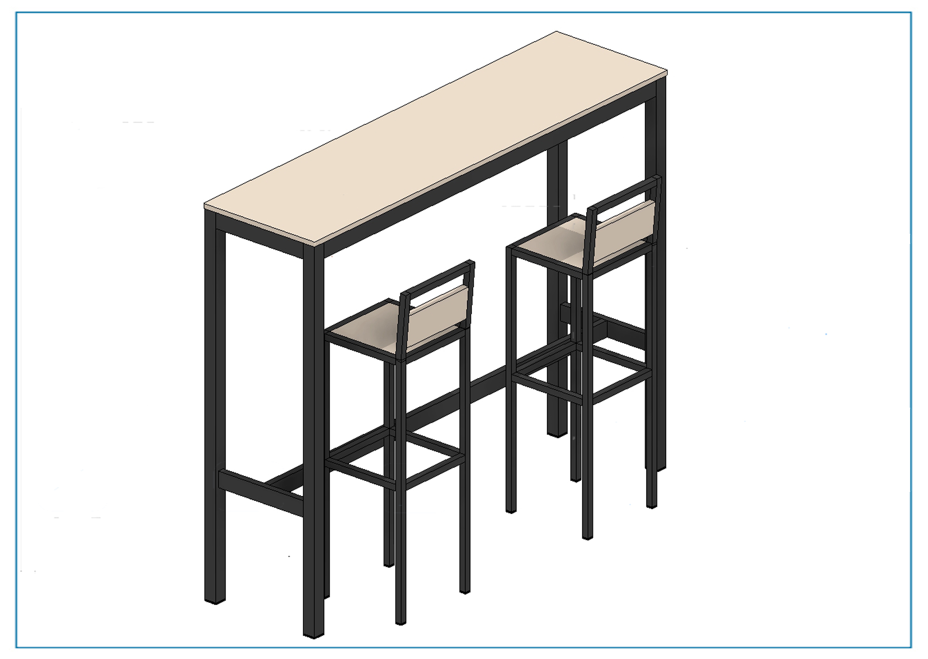 Мебель лофт для Revit_2
