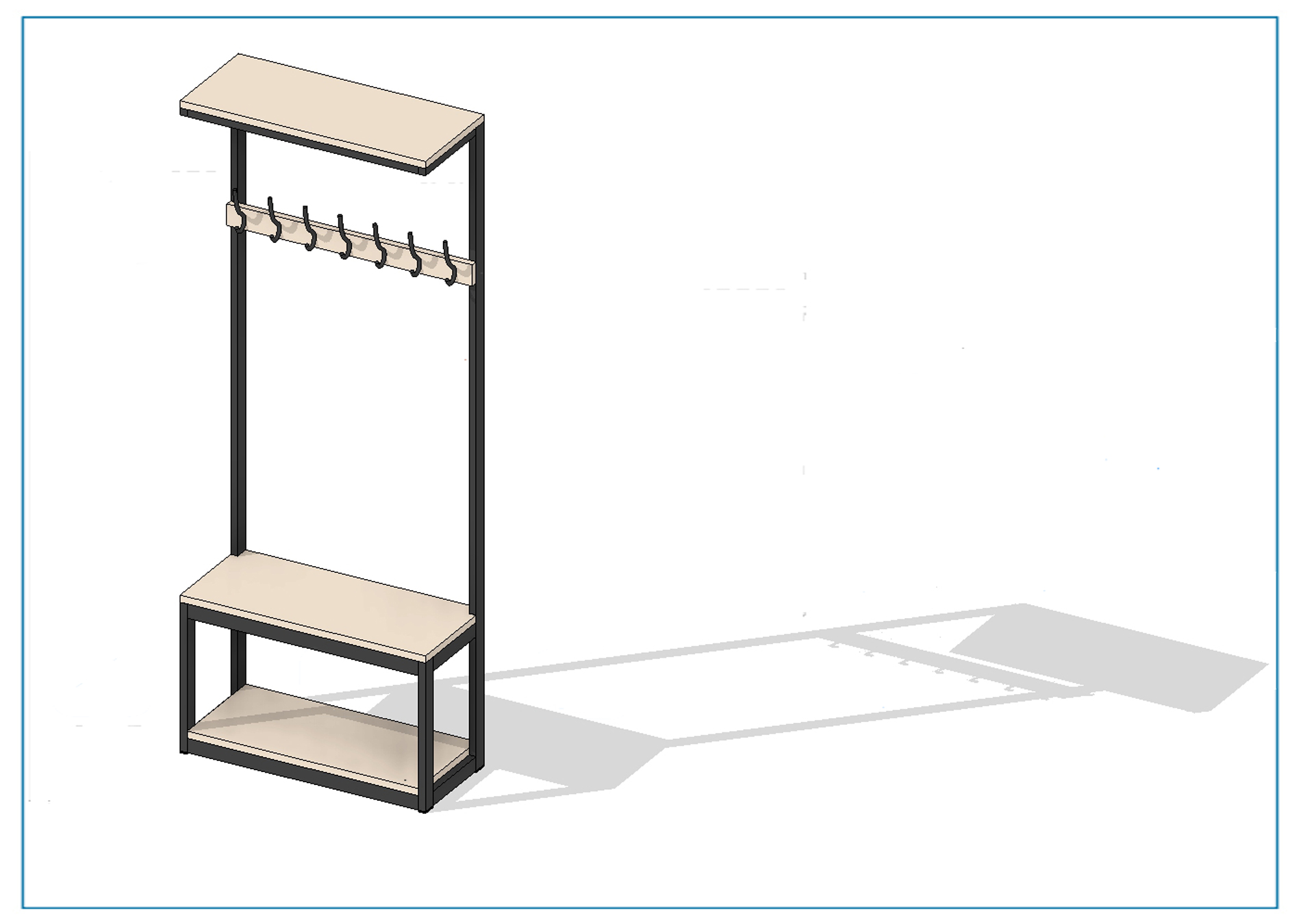 Мебель лофт для Revit_20