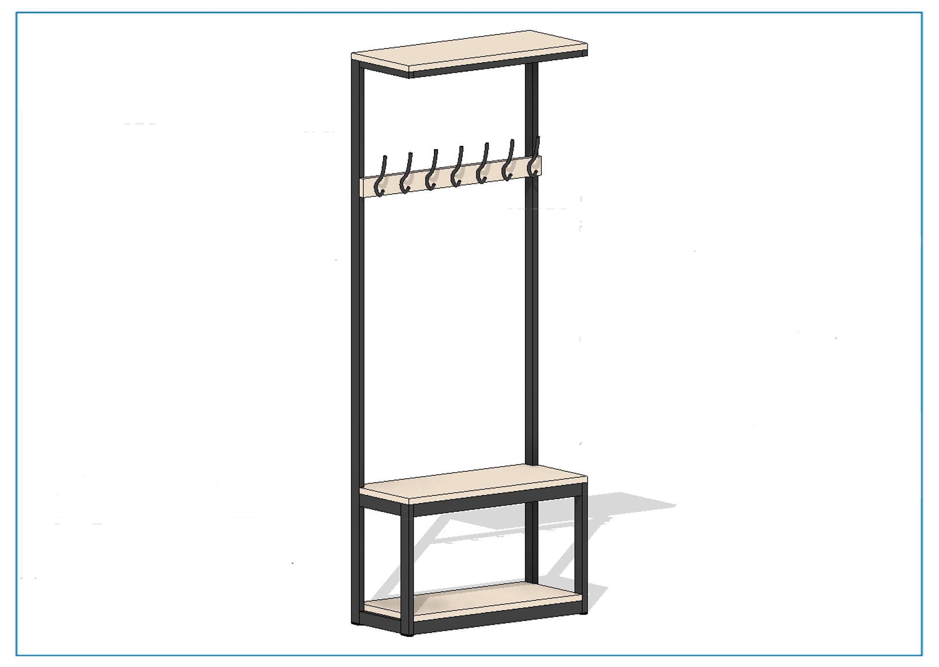 Мебель лофт для Revit_3